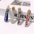 Wholesale 12PCS Rhinestone Hanging Rope Keychains Hot on Sale