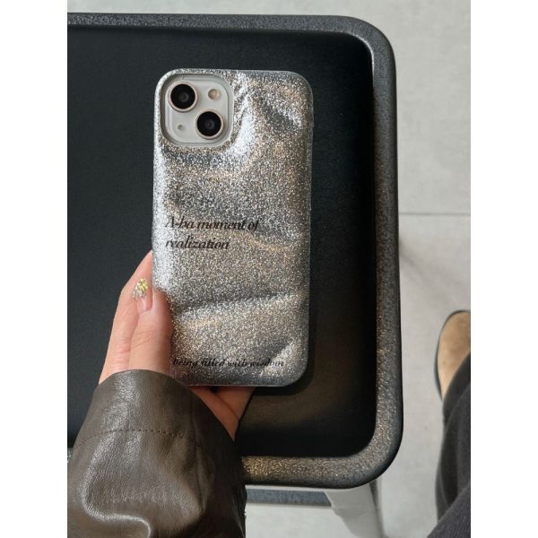 Wholesale Silver Glitter PC Phone Cases Cheap