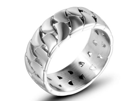 Wholesale Hollow Titanium Steel Men s Rings on Sale