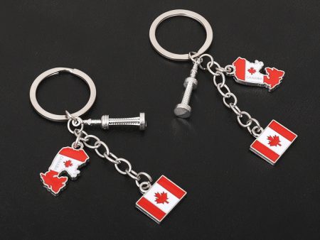 Wholesale Canadian Zinc Alloy Keychain Online