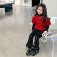 Wholesale Children s Sequined Casual Velvet Flared Pants Hot on Sale