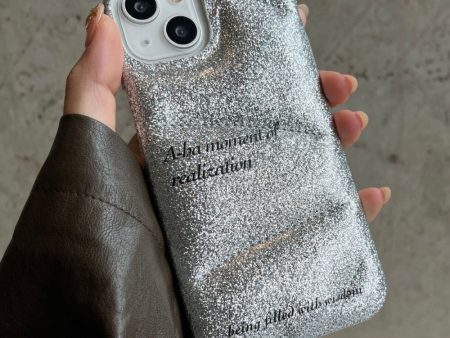 Wholesale Silver Glitter PC Phone Cases Cheap