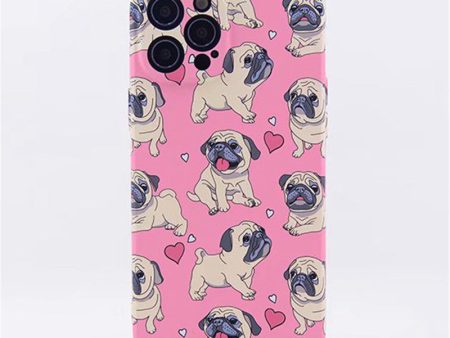 Wholesale Cute Animal Luminous Water Sticker Dog TPU Phone Cases Sale