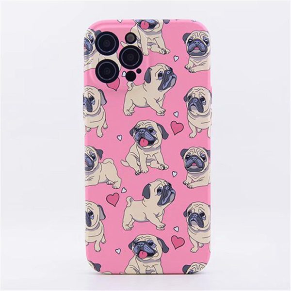 Wholesale Cute Animal Luminous Water Sticker Dog TPU Phone Cases Sale