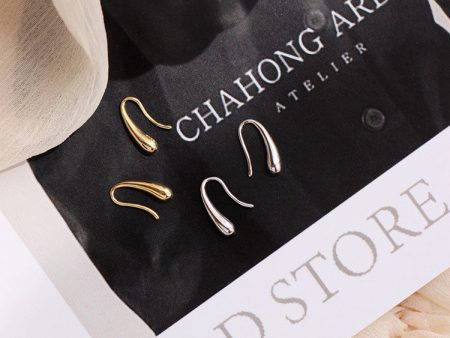 Wholesale 925 Sterling Silver Droplet Hook Earrings Fashion