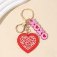 Wholesale Valentine s Day Pink Bow Love Keychain Supply