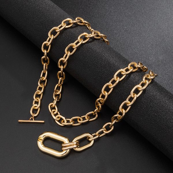 Wholesale Aluminum Chain Multi-layer Alloy Necklaces on Sale