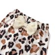 Wholesale Cotton Children s Tops Leopard Print Flared Pants Set For Cheap