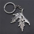 Wholesale 10PCS Leaf Pendant Metal Keychain Online