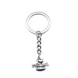 Wholesale 10PCS I Love Football Metal Keychain Supply