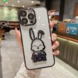 Wholesale Electroplated TPU Three-dimensional Rabbit Quicksand Phone Cases Online Sale