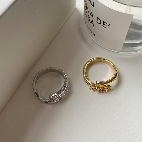 Wholesale Brass Micro Inlaid Zircon Rings Fashion