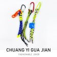 Wholesale 10PCS Fluorescent Green Nylon Lanyard Keychains Sale