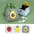 Wholesale Creative Fruit Pattern Small Wallet Keychain For Discount