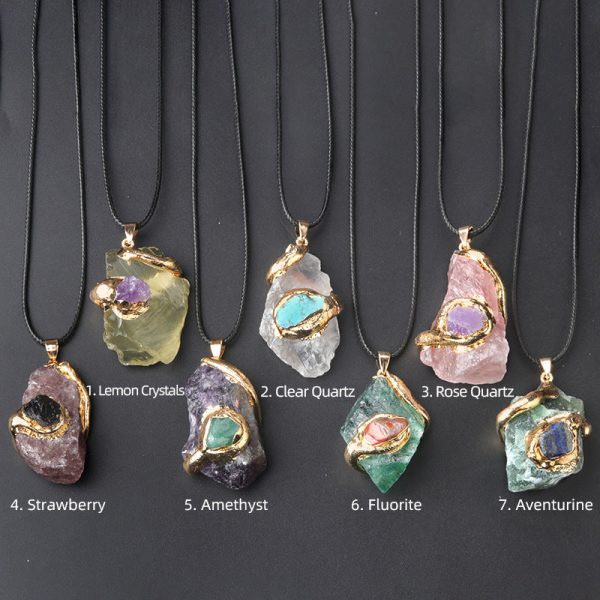 Wholesale 20~40mm Multi-color Crystal Stone Irregular Necklace Accessories For Cheap