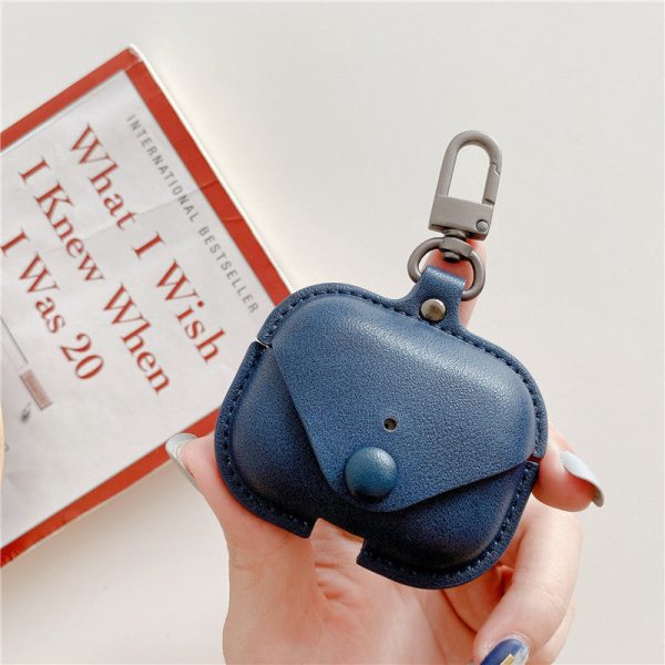 Wholesale Solid Color Faux Leather Headphone Cases Fashion