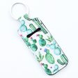 Wholesale Cactus Leopard Print Rose Flower Lipstick Set Keychain Cheap