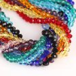 Wholesale 6-12MM Flat Beads Glass Wheel Crystal Beads Lanyard Supply