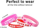 Wholesale 100pcs Valentine s Day Silicone Bracelet Online Hot Sale