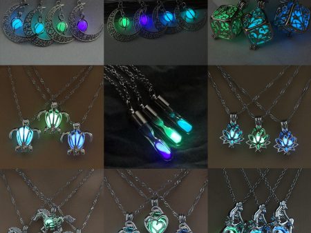 Wholesale Alloy Luminous Hollow Necklaces For Cheap