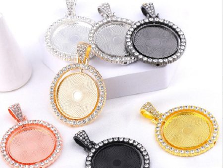 Wholesale 10PCS PACK 30mm Double-sided Rotating Necklace Bracelet Base Online Hot Sale