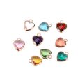 Wholesale Crystal Love Peach Heart Pendant For Sale