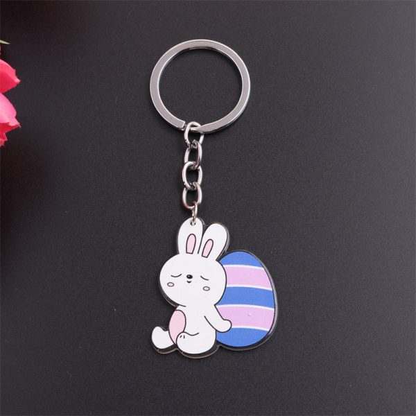 Wholesale Easter Bunny Ears Easter Egg Cute Keychain Hot on Sale