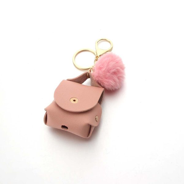 Wholesale Coin Purse Headphone Cover Fur Ball Keychain Online Sale