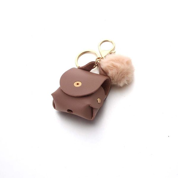 Wholesale Coin Purse Headphone Cover Fur Ball Keychain Online Sale