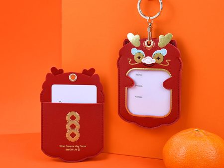 Wholesale Dragon New Year PU Pendant, ID Card Set, Keychain Cheap