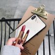 Wholesale Solid Color Imitation Glass Makeup Mirror Acrylic Phone Case Online Hot Sale