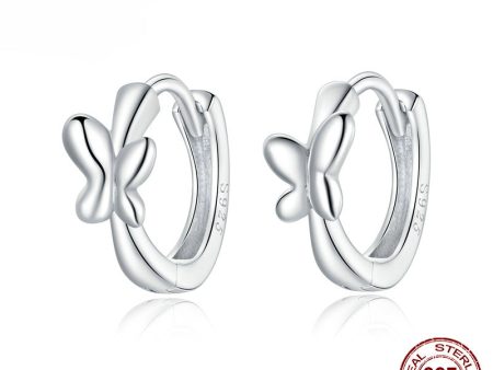 Wholesale 925 Sterling Silver Butterfly Earrings Online Sale