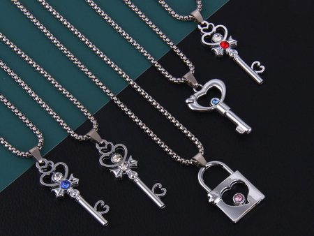 Wholesale Love Key Diamond Necklace Online Sale