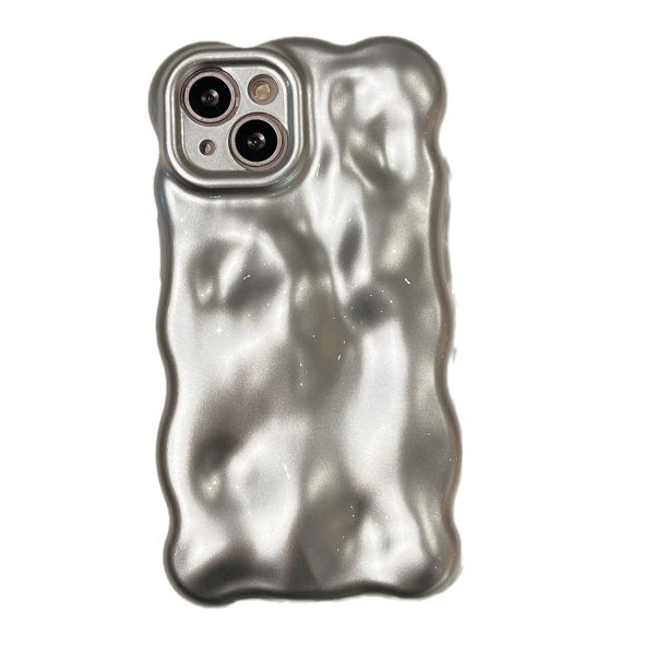 Wholesale Matte Silver Meteorite Patterned TPU Phone Cases Cheap