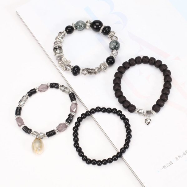 Wholesale Bohemian Butterfly Shell Love Multi-layered Bracelet Cheap