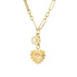 Wholesale 18k Real Gold Electroplated Love Necklace Online Hot Sale