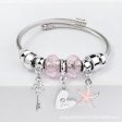 Wholesale Beaded Stainless Steel Butterfly Bracelet For Discount