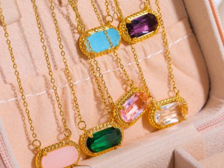 Wholesale Colored Zircon Copper Necklaces Online now