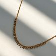 Wholesale 18k Gold-plated Titanium Steel Tassel Zircon Necklace on Sale