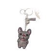 Wholesale Velvet Cartoon Dog Fighting Hot Diamond Keychains Online Hot Sale