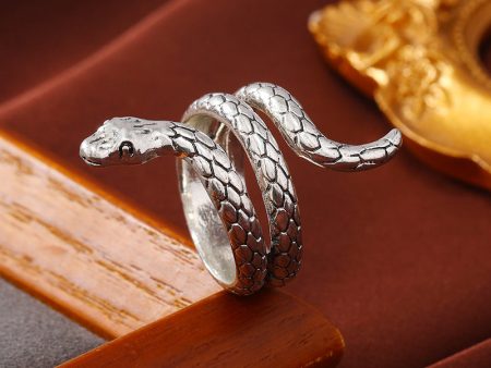 Wholesale Vintage Snake Bone Exaggerated Ring Discount