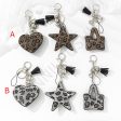 Wholesale Velvet Leopard Print Diamond Keychains Online now