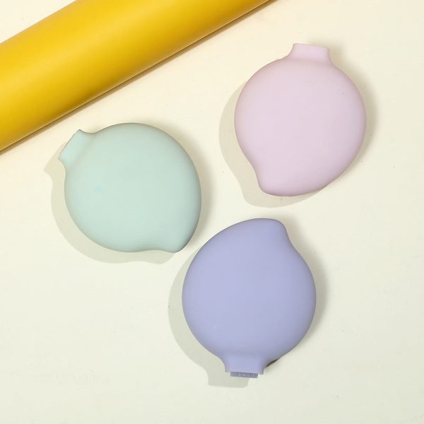 Wholesale ABS Droplet Shaped Cream Gel Folding Mirror Airbag Comb on Sale