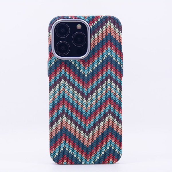 Wholesale Embossed Woven Striped Geometric TPU Phone Cases For Cheap