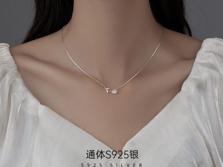 Wholesale S925 Sterling Silver Tulip Necklace Online