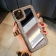 Wholesale TPU Diamond Border Makeup Mirror Phone Cases Fashion