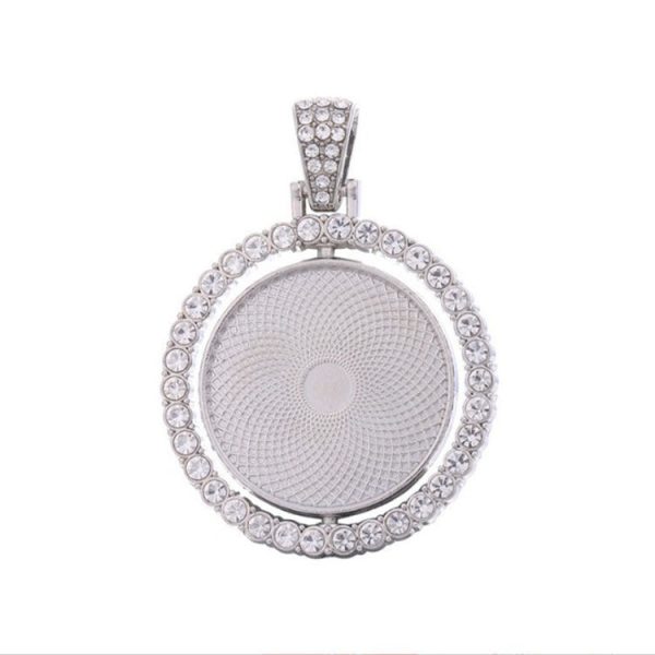 Wholesale 10PCS PACK 30mm Double-sided Rotating Necklace Bracelet Base Online Hot Sale