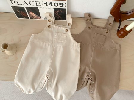 Wholesale Open-end Shoulder Straps with Adjustable Cotton Baby Pants For Sale