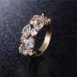 Wholesale Colored Crystal Zircon Ring For Cheap