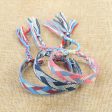 Wholesale Bohemian Ethnic Style Cotton and Linen Braided Bracelets Online now